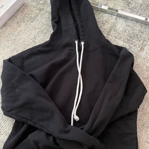 🎬Black cropped hoodie movie memorabilia film wardrobe